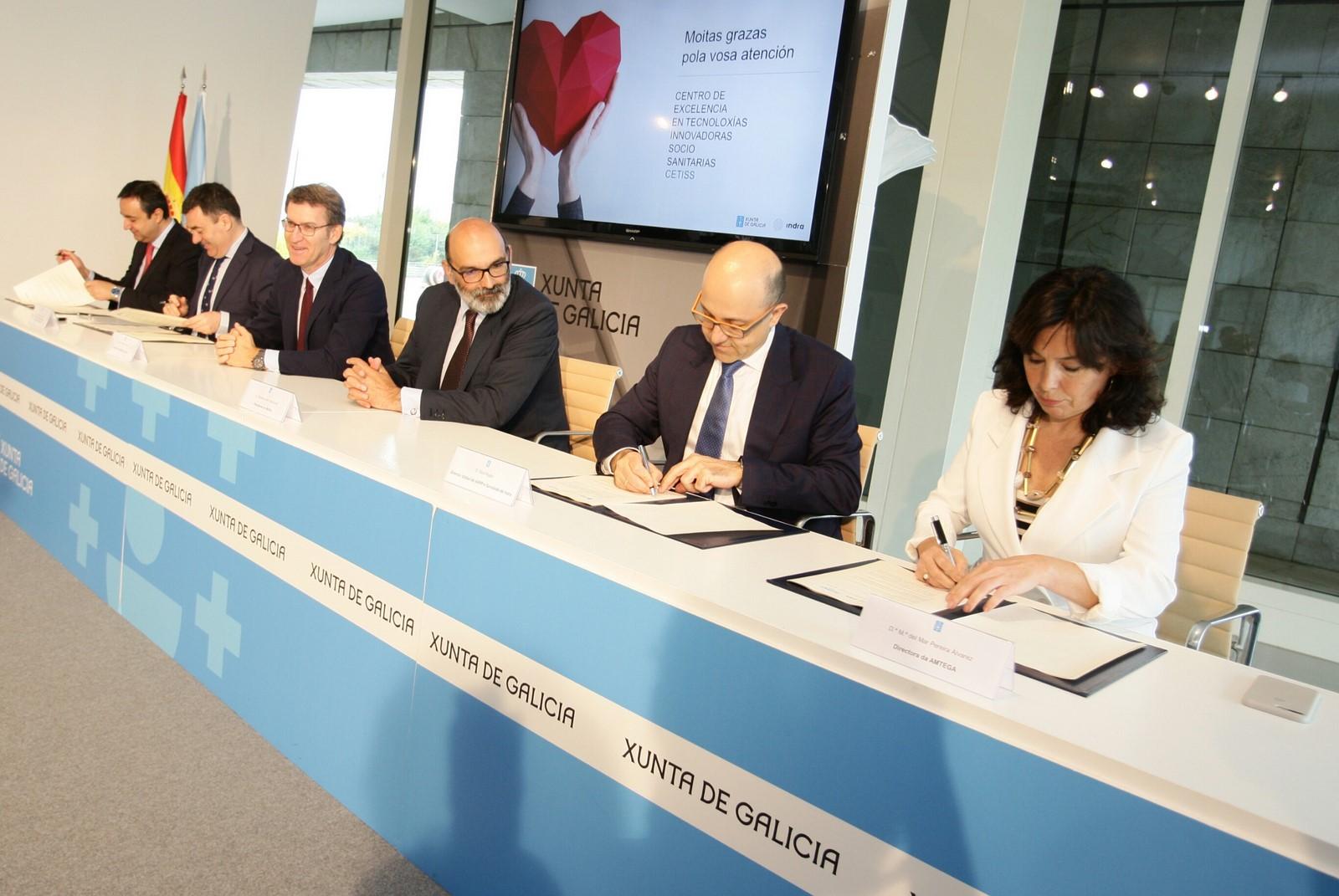 Feijóo avanza que el CETISS impulsará la transformación digital en el ámbito socio sanitario en campos como el envejecimiento activo, la tarjeta social, el hogar digital o la alimentación saludable