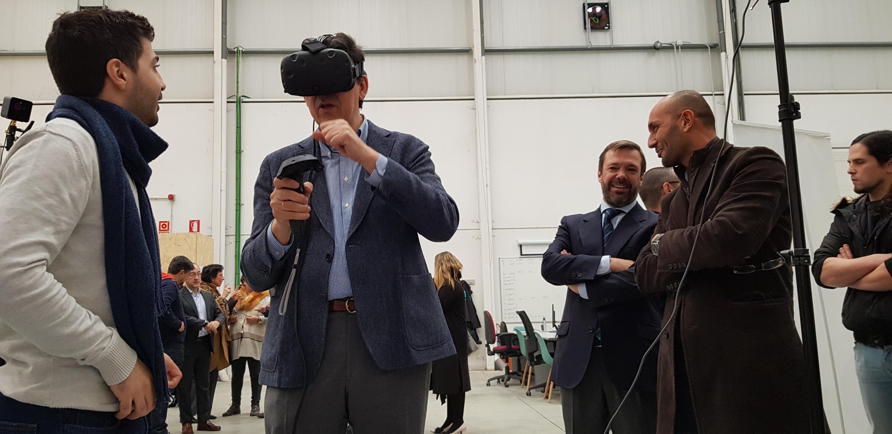  El delegado de la Xunta asiste a la inauguración del Centro Tecnolóxico Galego de Videoxogos en el Polígono de A Granxa en O Porriño