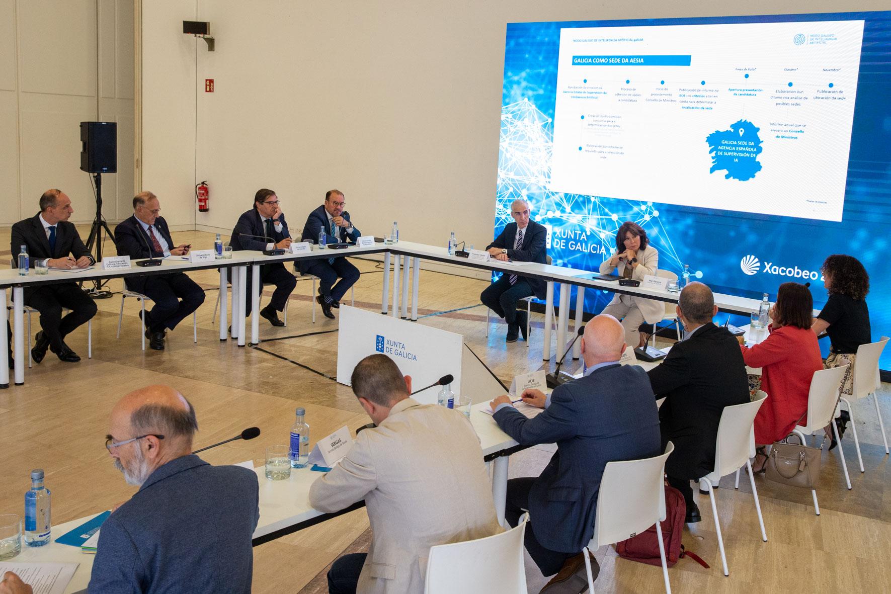 Xunta, Universidades e Eurorrexión constitúen o Nodo galicIA para situar a comunidade á vangarda europea en Intelixencia Artificial